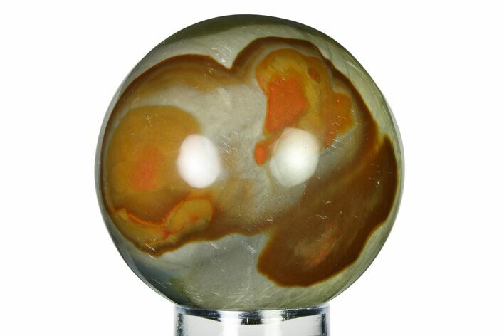 Polished Polychrome Jasper Sphere - Madagascar #337240